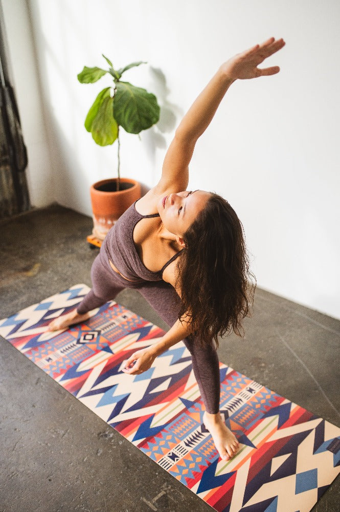 Pendleton X Yune Natural Rubber Yoga Mat-Fire Legend