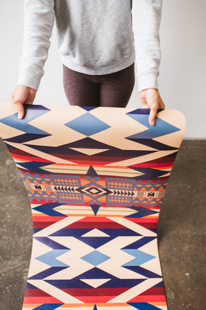 Pendleton X Yune Natural Rubber Yoga Mat-Fire Legend